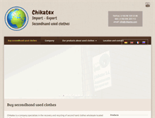 Tablet Screenshot of chikatex.com